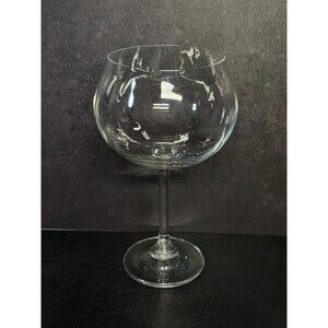 Vintage Balloon Wine Glass Crystal Stemware Large Round Bowl 7.5"